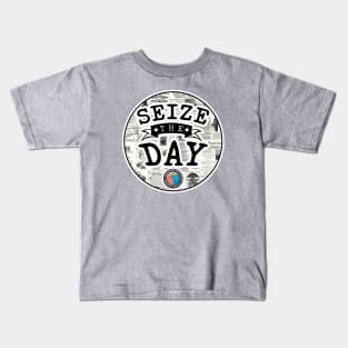 Seize the Day Newsies Cardboard Playhouse Theatre Company Kids T-Shirt